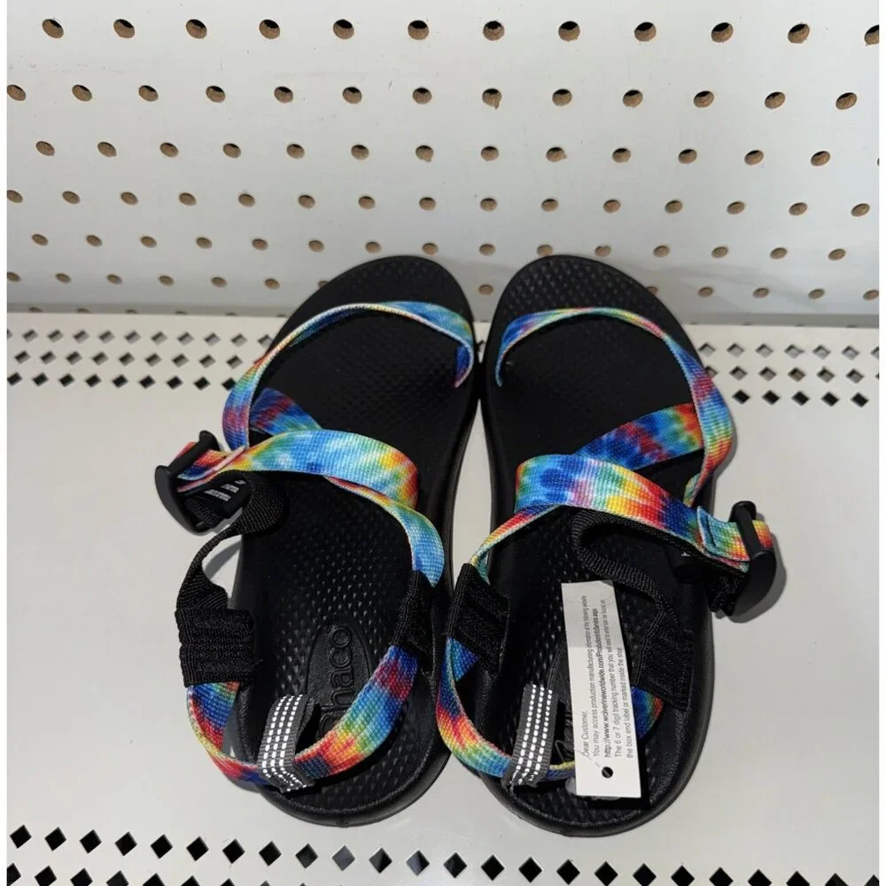 Chaco Z/1 Ecotread Boys Youth Athletic Outdoor Sandals Size 4 Tie Dye